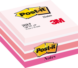 Haftnotizwürfel Post-it® 2028P, 76 x 76 mm, 450 Blatt,...