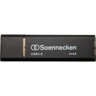 USB-Stick Soennecken 71619, 64 GB, USB 3.0, 30 MB/s,...
