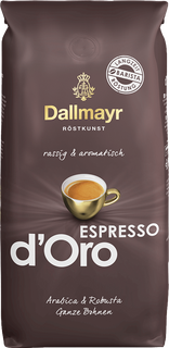 Kaffee Dallmayr Espresso dOro, ganze Bohnen, 1.000 g
