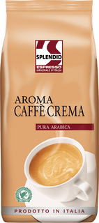 Kaffee SPLENDID Espresso Aroma Caffè Crema, ganze Bohnen,...