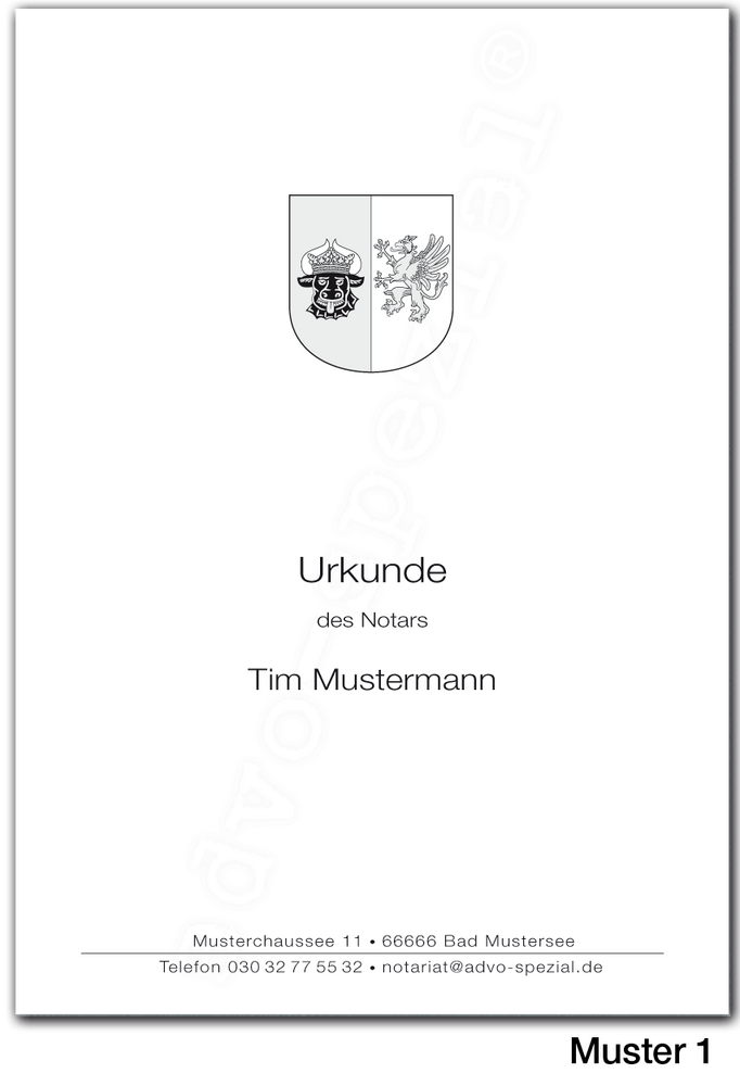 Urkundenumschläge MECKLENBURG-VORPOMMERN mit schwarzem Landeswappen, 160 g/m², hochweiß