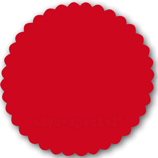 Siegelsterne advo-spezial<sup>&reg;</sup> selbstklebend, &Oslash; 55 mm, 700 Stück, rot