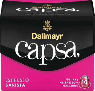Kaffeekapsel Dallmayr capsa Barista, 10 x 5,6 g