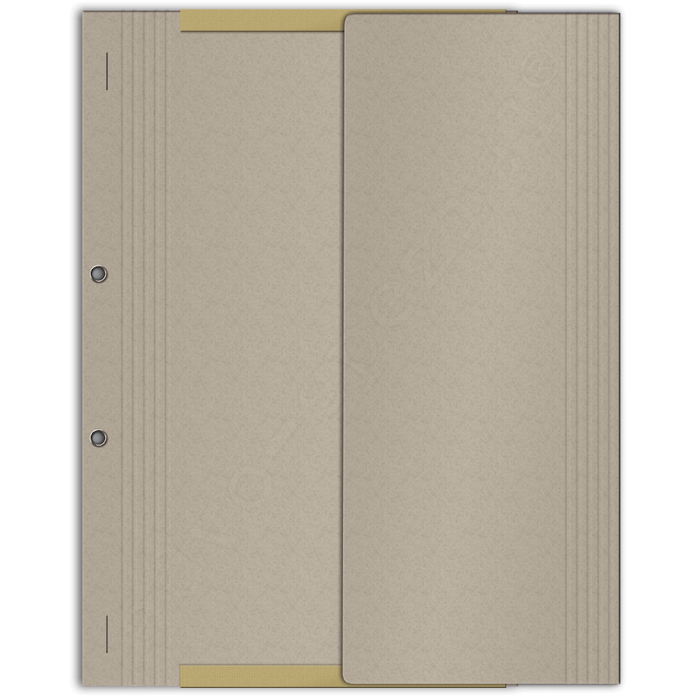 Einhängevortasche advo-spezial® mit Klappe, Manilakarton 320 g/m², grau