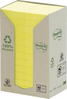 Haftnotizen Post-it® Recycling Notes 653-1T, 38 x 51 mm,...