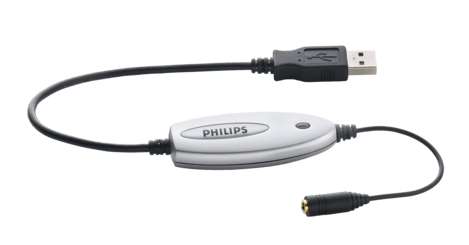 USB-Audio-Adapter Philips LFH 9034 für Kopfhörer mit 3,5 mm-Klinke