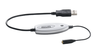 USB-Audio-Adapter Philips LFH 9034 für Kopfhörer mit 3,5...