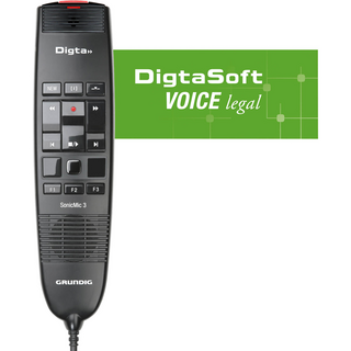 Grundig DigtaSoft Voice legal Desktop Set