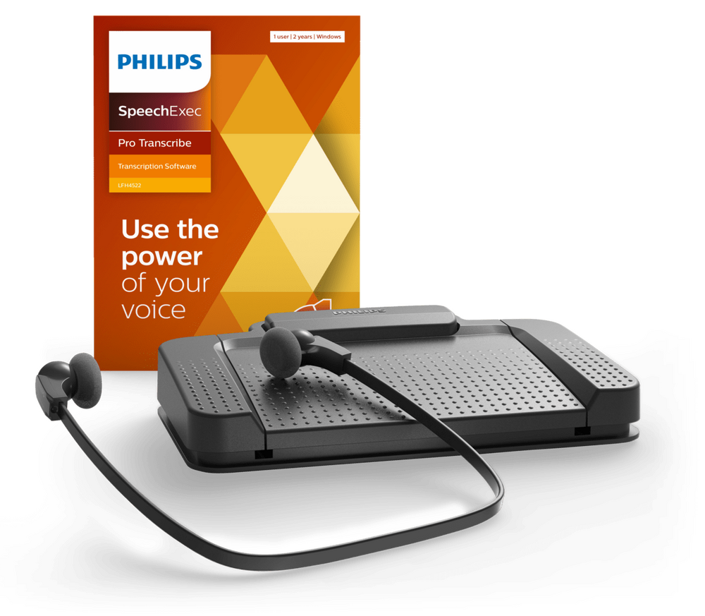 Wiedergabesystem Philips 7277 SpeechExec Pro Transcription + Software-Lizenz für 2 Jahre