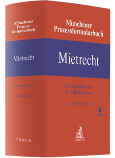 Münchener Prozessformularbuch Band 1: Mietrecht